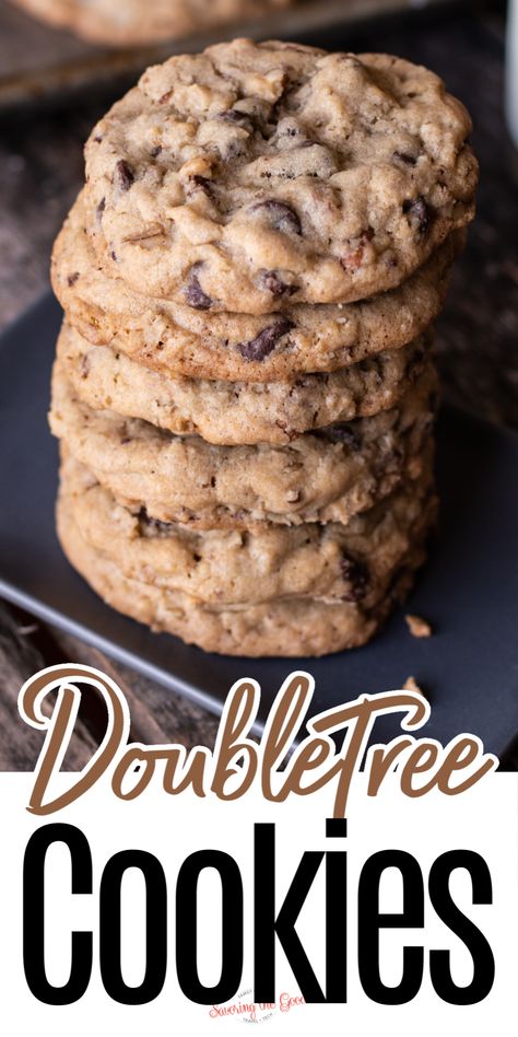 Doubletree Signature Cookie Recipe, Oatmeal Chocolate Chip Cookie Recipe With Quick Oats, Doubletree Chocolate Chip Cookies, Doubletree Chocolate Chip Cookie Recipe, Doubletree Cookie Recipe, Doubletree Cookies, Copycat Food, Pineapple Bread, Oatmeal Chocolate Chip Cookie Recipe