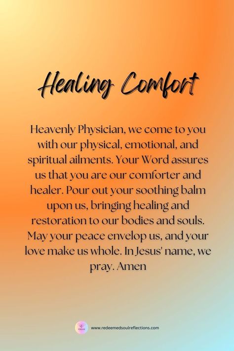 Heal My Heart, Prayers For Strength And Healing, Prayer For Comfort, Prayer For Health, Prayer For Peace, Prayers For Strength, Beautiful Prayers, Prayer For Today, Prayers For Healing