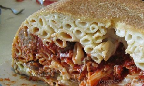 Timpano Italian Pasta Dome is an Italian pasta dish filled with layers of homemade meatballs, sausage, pasta, cheese wrapped up in a delicious butter crust. Pasta Dome, Timpano Recipe, Holiday Dinner Ideas, Pasta Cheese, Butter Crust, Italian Pasta Dishes, Tomato Pasta Sauce, Cheese Wrap, Homemade Meatballs