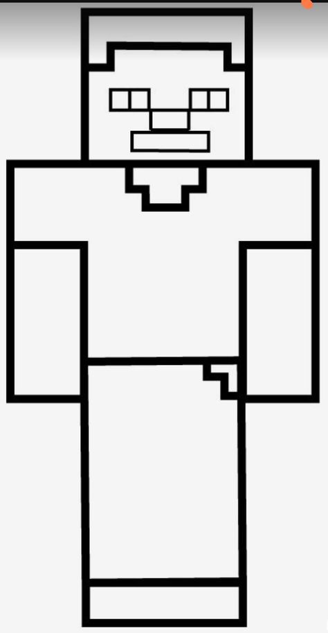 Minecraft steve Coloring Minecraft, Minecraft Birthday Cake, Farm Coloring Pages, Minecraft Coloring Pages, Minecraft Drawings, Minecraft Steve, Minecraft Characters, Simple Canvas Paintings, Coloring Page Ideas