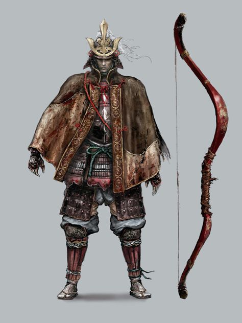 Genichiro Ashina Concept Art from Sekiro: Shadows Die Twice #art #artwork #gaming #videogames #gamer #gameart #conceptart #illustration Genichiro Ashina, Sekiro Shadows Die Twice, Samurai Artwork, Dark Souls Art, Japanese Warrior, Dark Soul, Samurai Art, Concept Art Character, Soul Art