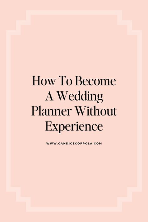 Wondering how to become a wedding planner with zero experience? This guide breaks it down into actionable steps so you can start booking clients and building your business today! #WeddingBiz #CareerTips #WeddingPlannerJourney Starting A Wedding Planning Business, How To Become A Wedding Planner, Become A Wedding Planner, Wedding Planner Business, Events Planning, Wedding Planning Business, Planning Business, Planner Business, Wedding Info