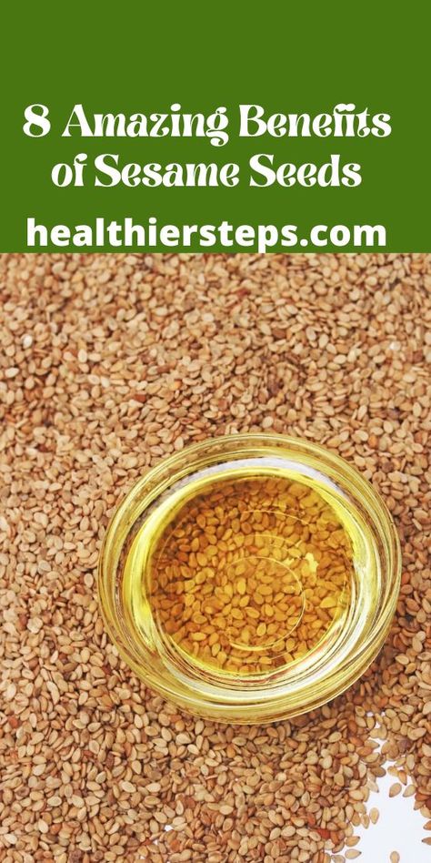 Benefits Of Sesame Seeds, Vitamin Rich Foods, Seeds Benefits, Healthy Food Facts, Nuts & Seeds, Healthy Benefits, Japanese Cooking, Food Facts, Sesame Seeds