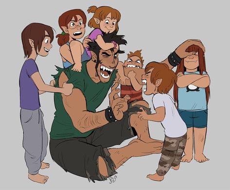 Werewolf Family Art, Modern Werewolf Character Design, Werewolf Illustration Character Design, Werewolf Oc Art, Werewolf Art Character Design, Werewolf Pup, Werewolf Character Design, Werewolf Family, Werewolf Oc Male