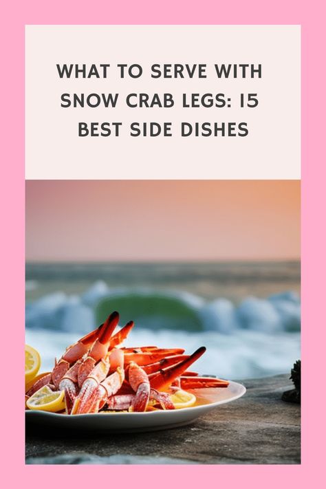 🦀🍽️ Craving Snow Crab Legs? Discover the 15 Best Side Dishes to Serve with Them! 😍🥗 #SnowCrabLegs #15BestSideDishes #FoodieHeaven Cajun Spice Mix, Snow Crab Legs, Crab Feast, Seafood Feast, Snow Crab, Carbonara Sauce, Crab Legs, Curry Sauce, Best Side Dishes