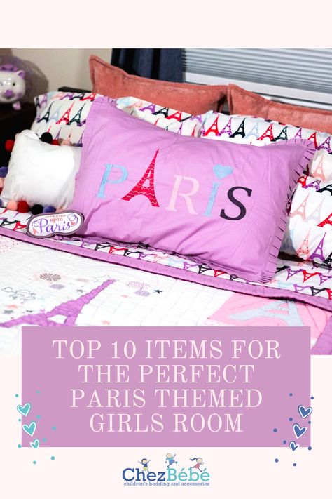 Follow the Link to find Top 10 items for the Perfect Paris themed Girls Room! Decorate a Paris Themed Bedroom for your daughter with Chez Bébé's top picks. Add a touch of Paris to your girl's bedroom walls or maybe get a quilt with the Eiffel Tower on it! The ideas are endless but young girls are guaranteed to fall in love with their rooms in the end! Paris Themed Bedroom, Paris Bedroom, Paris Dream, Girl Bedroom Walls, Paris Decor, Paris Themed, Themed Bedroom, Kids Groups, Paris Theme