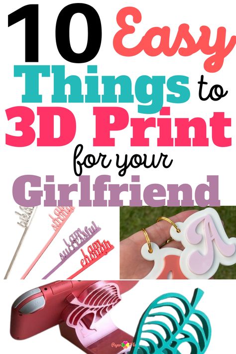 When it comes to finding the perfect gift for your girlfriend, make it easy with 3D printed gifts. If you're struggling to find the perfect gift for your girlfriend, consider 3D printed gifts. These unique and customizable items are a great way to show your love and appreciation. Plus, with a wide range of options available, you're sure to find something that suits her style and interests. So why not make your gift-giving experience easy and memorable with a 3D printed present? Things To 3d Print, 3d Printed Gifts, Handmade Gifts For Girlfriend, Diy Gifts For Girlfriend, 3d Printed Earrings, Printed Gifts, Easy Handmade Gifts, Gifts To Make, Bookmarks For Books