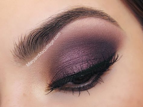 ! Maryam Maquillage !: Classic "Glam Purple" Smokey for Autumn Heart Eyeshadow, Quinceanera Stuff, Classic Glam, Purple Smokey Eye, Vanity Sets, Purple Eye Makeup, Blog Business, Purple Makeup, Makeup Guide