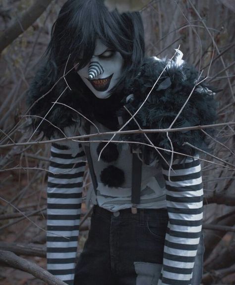 Laughing Jack Cosplay, Laughing Jack Fanart, Jack The Killer, Clowncore Outfit, Jack Creepypasta, Es Pennywise, Creepypasta Cosplay, Creepy Pasta Family, Cheap Thrills