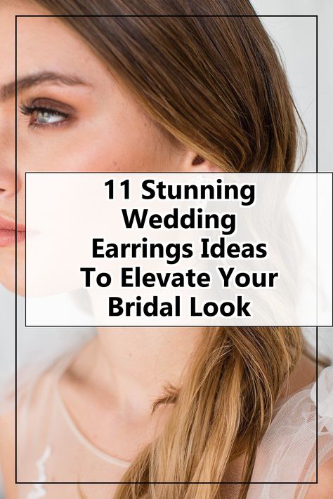 Discover the ultimate guide to wedding earrings with our collection of 11 stunning ideas designed to elevate your bridal look. From timeless classics to modern statement pieces, these wedding earrings will complement any gown and enhance your overall style. Whether you prefer delicate studs or bold chandeliers, find the perfect pair to shine on your special day. Explore our curated selection and make your wedding day unforgettable with the ideal accessories. Earrings Ideas, Bridal Look, Bridal Looks, Wedding Earrings, Bridal Earrings, Perfect Wedding, Statement Pieces, Mother Of The Bride, Beautiful Weddings