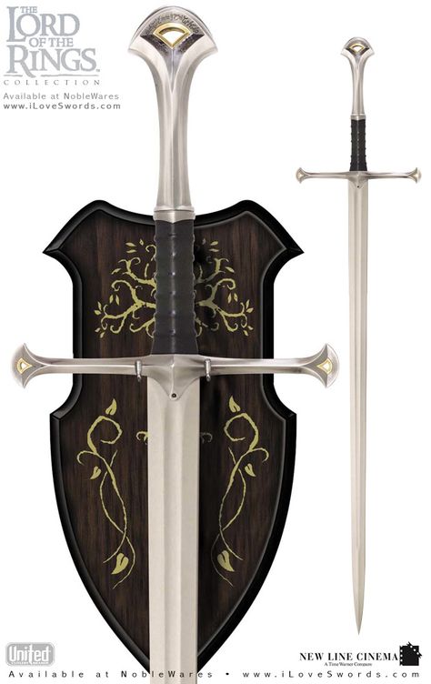 Narsil Lord Of The Rings, Narsil Lotr, Lotr Swords, Fantasy Swords, Anime Knight, Lich King, Knife Patterns, Large Image, Cool Swords