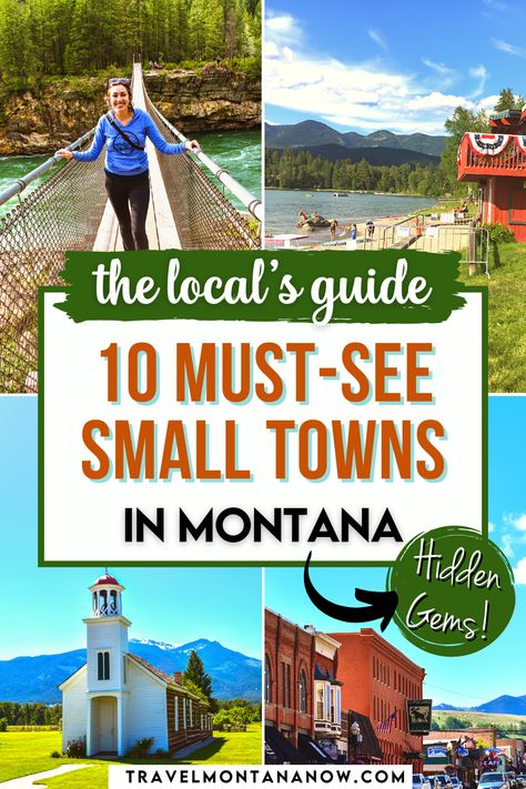 The beauty and lack of people are often two things for which Montana is touted. Montana doesn’t have any huge metropolises. Instead, most people make their community among little towns dotted all over the state. Disocver the local's guide to visiting the mosr charming towns Montana has to offer. Townsend Montana, Cabin Montana, Montana Family Vacation, Stevensville Montana, Montana Christmas, Montana Bucket List, Montana Travel Guide, Things To Do In Montana, Montana Life