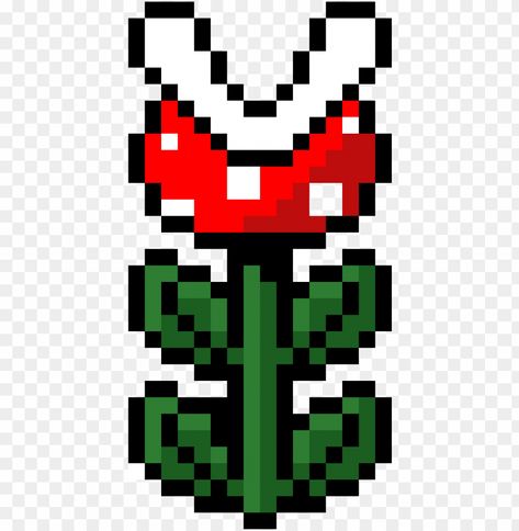 Pirhana Plant Mario, Piranha Plant Mario, Mario Piranha Plant, Mario Tattoo, Piranha Plant, Pixel Png, Minecraft Structures, Pixel Image, Minecraft Pixel Art