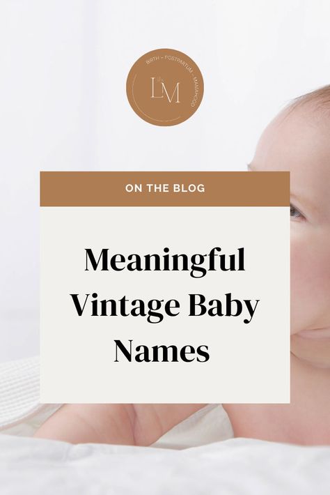 Searching for meaningful baby names? Dive into this list of vintage baby names that are both unique and timeless. You’ll discover elegant vintage baby girl names, strong vintage boy baby names, and plenty of inspiration. Each name includes its meaning and history, helping you find the perfect fit for your little one. Start exploring now at thelabormama.com. Old Baby Names Vintage, Unique Baby Names List, Elegant Baby Names, Classic Baby Names, Vintage Girl Names, Boy Baby Names, Baby Names List, Vintage Baby Girl Names