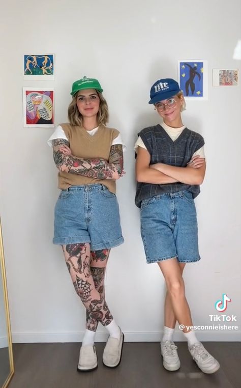 Queer Fashion Women, Queer Outfits, Normcore Outfits, Queer Clothes, Tomboyish Outfits, Lesbian Outfits, Gender Fluid Fashion, Lesbian Fashion, Look Retro