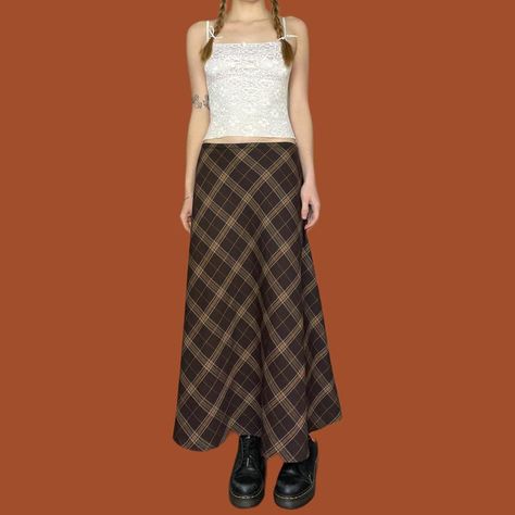 Look what I just found on Depop 🙌 https://depop.app.link/4qMyAqlgNwb Plaid Maxi Skirt, Croft & Barrow, Brown Orange, On The Side, Maxi Skirt, Plaid, Zipper, Skirt, Orange