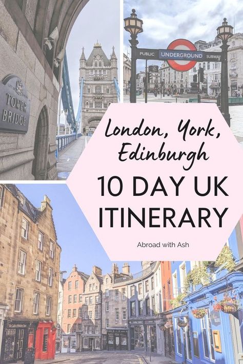 England Scotland Itinerary, Uk Itinerary, Scotland Itinerary, Visit York, Day Trips From London, Tower Bridge London, Bustling City, Edinburgh Castle, Ghost Tour