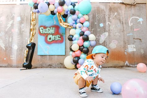 90s Theme 1st Birthday Party, Fresh Prince First Birthday Party, Fresh One Birthday Party, Fresh Prince 1st Birthday Party, The Fresh One Birthday Party, Fresh Prince Birthday Party, Fresh Prince Theme, Twin Birthday Themes, First Birthday Theme