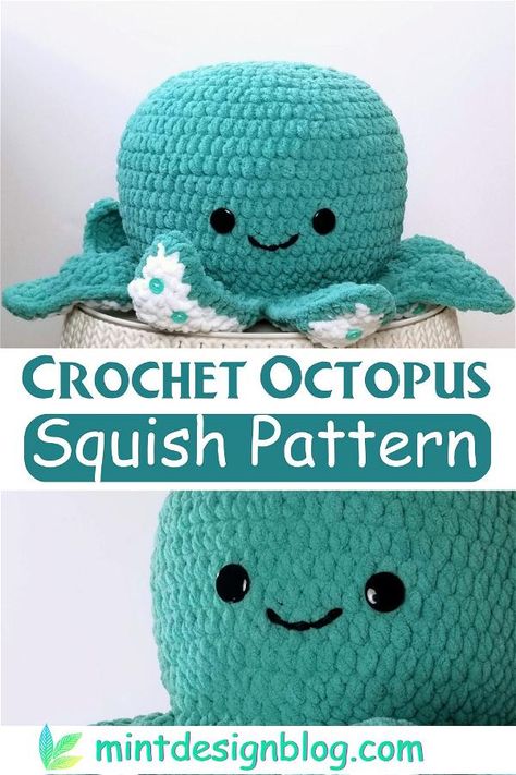 Free Crochet Octopus, Preemie Octopus, Dumbo Octopus, Octopus Crochet, Octopus Crochet Pattern, Giant Plush, Crochet Octopus, Fun Crochet, Fun Crochet Projects