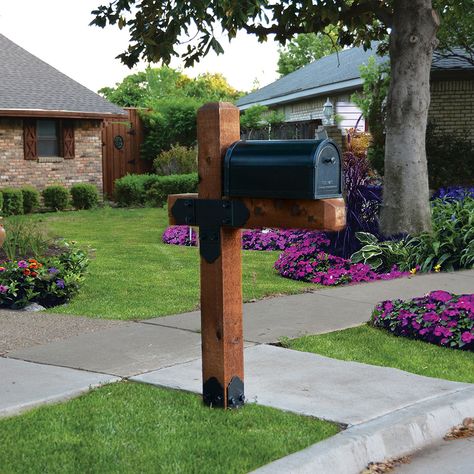 You’ve Got Mail, We’ve Got Mailbox Project Plans Mailbox Makeover, Wooden Mailbox, Corner Pergola, Ornamental Wood, Mailbox Landscaping, Diy Mailbox, Mailbox Design, Mailbox Post, Backyard Pavilion