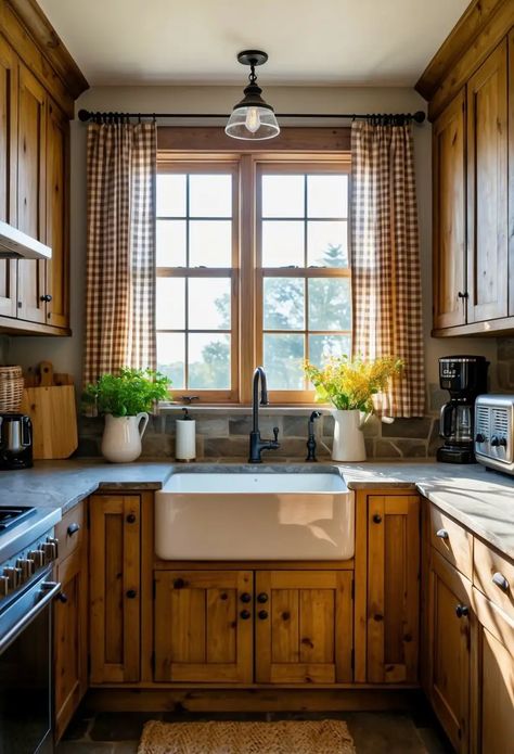 How to Achieve the English Country Look in Your Kitchen - Kitchen Informant House Interior Old Fashioned, 1800s Kitchen, Small Country Cottage, Old Fashioned Kitchen, Country Style Interiors, Cottage Dining Rooms, Country Cottage Kitchen, Sink In Island, Rustic Country Kitchens