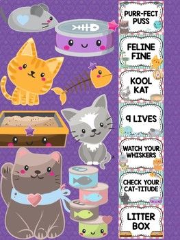 Cat Theme Classroom, Behavior Chart For Classroom, Cat Behavior Chart, Chart For Classroom, Classroom Management Preschool, 2024 Classroom, Cat Behavior Facts, Cat Behavior Problems, Tools Theme