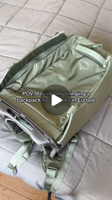 Helene Sula - Travel and Lifestyle Blogger on Instagram: "My viral, magic backpack at it again! ➡️Comment “BACKPACK” for a link to my backpack and my full packing list must haves!

Going to London, Paris, and Ireland for the next two weeks 🙌🏻

#carryononly #backpack #packing #europetrip #packinglist #packslight #carryonbag #carryon #carryonbackpack #packinghacks #travelhacks" How To Pack One Week In A Backpack, Pack Carryon For A Week, How To Pack A Backpack For Travel, Carryon Packing List, Backpacking Europe Packing, Backpacking Backpack, Backpack Packing, Carryon Bag, My Backpack