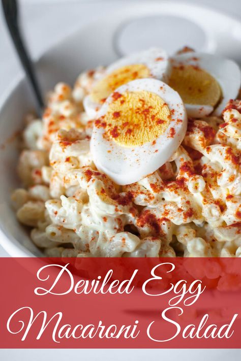 Healthy Salad Recipes For Dinner, Deviled Egg Macaroni Salad, Salads Recipes For Dinner, Egg Macaroni Salad, Miniature Cooking, Mexican Breakfast Recipes, Sheet Pan Dinners Recipes, Macaroni Salad Recipe, Salad Recipes For Dinner