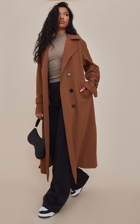 Camel Trench Coat Outfit, Camel Trench Coat, Puffer Jacket Fur Hood, Camel Coat Outfit, Shopping Date, Oversized Trench Coat, Trench Coat Outfit, Faux Leather Biker Jacket, Chic Vibes