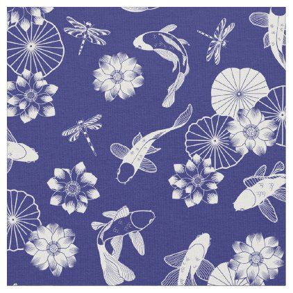 Lily Pad Pattern, Koi Pattern, Embroidery Reference, White Koi Fish, Koi Fish Pattern, Seamless Wallpaper, Lotus Print, Koi Fish Pond, Lotus Pond