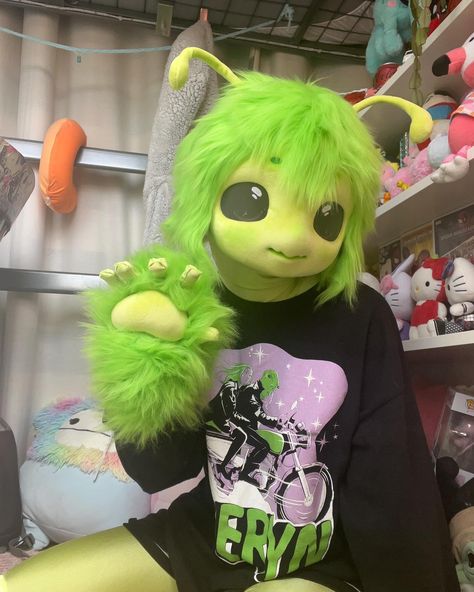 Led Fursuit, Snail Fursuit, Mlp Fursuit, Bug Fursuit, Alien Fursona, Alien Fursuit, Fursuit Accessories, Kigurumi Fursuit, Realistic Mermaid