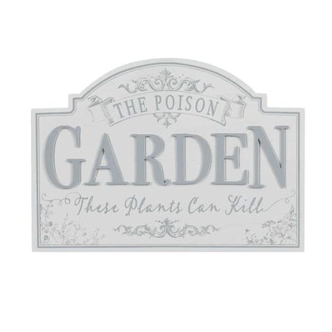 Halloween 14" Poison Garden Tabletop Plaque by Ashland® | Michaels Poison Garden, Michaels Halloween, Lemax Spooky Town, Haunted Forest, Party Projects, Forest Decor, Mystical Forest, The Mystic, Halloween Ornaments