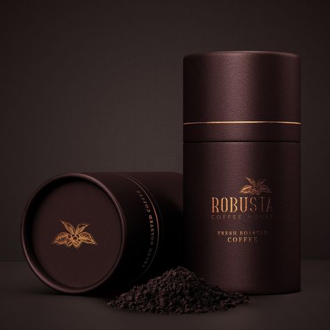 Luxury Coffee Packaging Design, Dark Packaging Design, Specialty Coffee Packaging, Coffee Packaging Design Ideas, Luxury Coffee Packaging, Premium Coffee Packaging, Coffe Packing Ideas, Coffee Box Design, Coffee Packaging Ideas