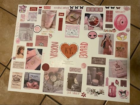 Mood Board Vs Vision Board, Poster Vision Board Ideas, Paper Vision Board Ideas, Mood Boards Examples, Magazine Vision Board Ideas, Vision Board Ideas Examples Diy Projects, Vision Board Ideas Poster, Vision Board Layout Ideas, Vision Board Poster Ideas