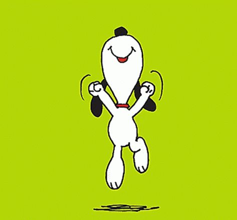 Happysnoopy GIF - Happysnoopy Snoopy - Discover & Share GIFs Excited Reaction Pic Cartoon, Happy Gifs Cute, Snoopy Happy Dance Gif, Happy Dance Gif, Snoopy Gifs, Gifs Snoopy, Snoopy Gif, Snoopy Happy Dance, Snoopy Dance