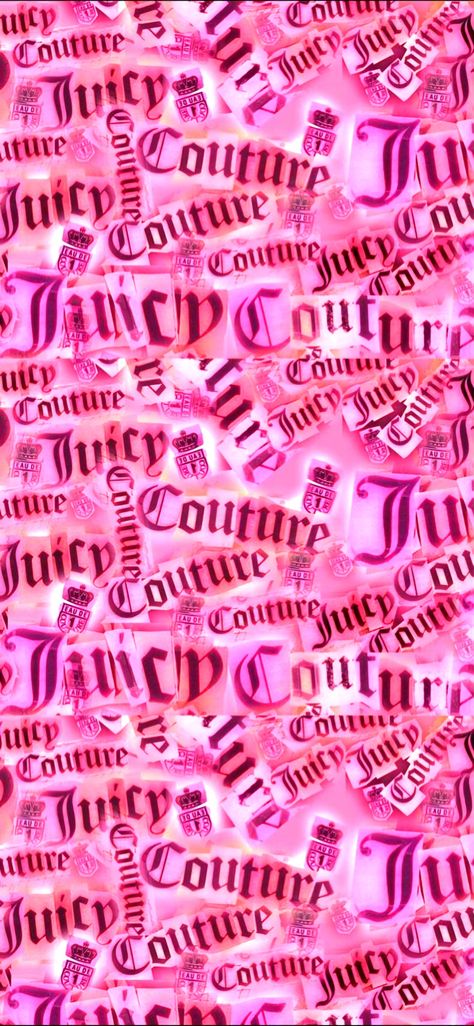 Pink Background Y2k, Mcbling Aesthetic Wallpaper, Y2k Shuffle, 200s Wallpaper, Juicy Couture Iphone Wallpaper, Juicy Couture Wallpaper Backgrounds, Mcbling Iphone Wallpaper, Juicy Couture Logo Wallpaper, Pink Juicy Couture Wallpaper