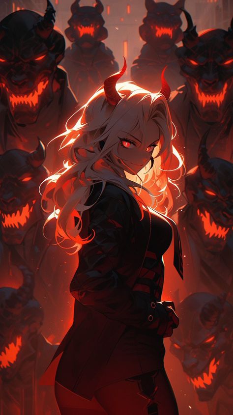 Dark Fantasy Artwork, Anime Devil, Spotify Apple, Laugh Out Loud, Grandma Gift, Dark Anime, Cute Anime Pics, Handsome Anime Guys, Fantasy Artwork