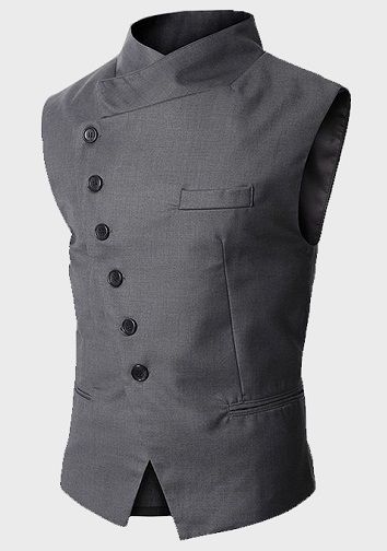 Business Suit Vest, Mens Dress Vests, Mens Formal Vest, Waistcoat Designs, Business Vest, Terno Slim, Mens Vest Fashion, Mens Waistcoat, Business Jacket