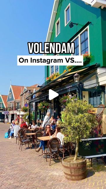 Maire Brugman 🇳🇱 Dutch Travel Tips on Instagram: "🇳🇱 How to to visit Volendam!👇🏻

✅ Save for your visit to the Netherlands! 🇳🇱
❤️ Please hit the follow button if you like this video!

💎 My tips to have the best experience in Volendam!

❌ Don’t join a tour, as you’ll spend the whole day in crowds, it’s much more expensive and you can easily do this by yourself!

✨ There isn’t an abundance of sights in Volendam; you can explore it within an hour. So, consider combining it with other nearby places! (See my itinerary below!)

⏰ Arrive early: the first set of shots were taken at 10 a.m. on a weekday. The second set were taken around noon on the weekend. Quite a difference! (On weekends, when the weather is nice, the locals also head to the harbor in Volendam for lunch, so a weekday is Volendam Netherlands, When The Weather Is Nice, Ideal Day, At Restaurant, Cute Cafe, Follow Button, Bus Station, The Locals, The Netherlands