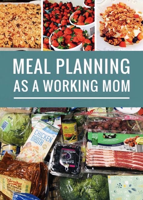 How to Meal Plan as a Working Mom - Glitter On A Dime Working Mom Meals, Busy Mom Recipes, Family Meal Planning, Easy Meal Plans, Dinner Plan, Healthy Work, Make Ahead Meals, Meal Prep For The Week, Working Mom