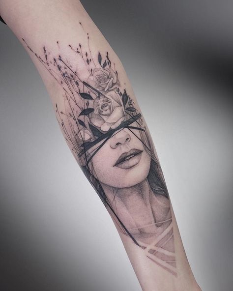 Voll Arm-tattoos, Tattoo Fairy, Abstract Tattoo Designs, Inspiration Tattoos, Tattoos Geometric, Best Sleeve Tattoos, Sleeve Tattoos For Women, Abstract Tattoo, Half Sleeve Tattoo