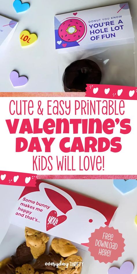 Celebrate Valentine’s Day with these free printable Valentine cards for kids! These cute and fun ideas are great for goodie bags, small Valentine surprises, or creative crafts. Keep it budget-friendly and exciting with these adorable printable Valentine cards that are easy to use and perfect for little ones. Older Kid Valentine Ideas, Small Valentines Day Gifts For Kids, Diy Valentines Cards For Kids Classroom Free Printables, Valentines For Toddlers To Give, Preschool Valentines Day Gifts, Diy Valentines Cards For Kids, Valentine Card For Kids, Printable Valentine Cards For Kids, Free Printable Valentine Cards