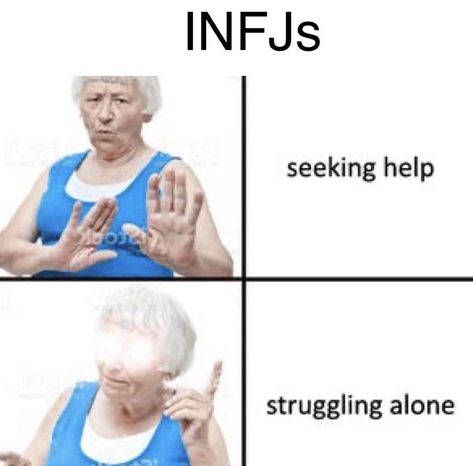 Infp And Infj Memes Funny, Entp X Infj Memes, Infj Intj Meme, Infj Starter Pack, Infj Personality Humor, Infj Meme Funny, Infj Girlfriend, Infj X Intj, Infj Advocate