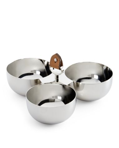 Great Gifts For The Girl “Who Has Everything” Best Housewarming Gifts, Nut Bowl, Stainless Steel Bowls, Modern Accessories, Saddle Brown, Saddle Leather, Ralph Lauren Home, White Porcelain, Leather Trim