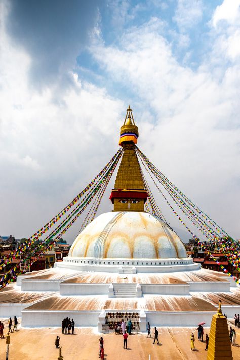 Boudhanath Stupa, Kathmandu, Nepal. Mysterious Architecture, Kathmandu City, Boudhanath Stupa, Pashupatinath Temple, Eternal Peace, Big Family Photos, Lamp Office, Nepal Culture, Durbar Square