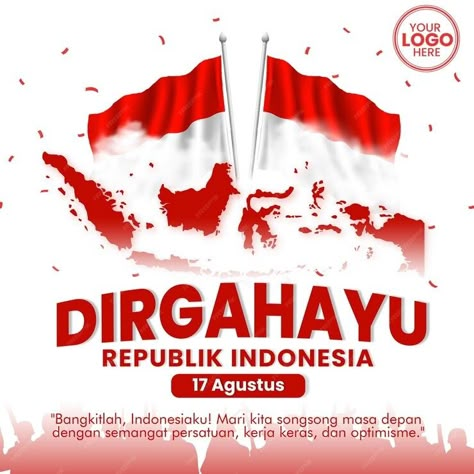 Premium PSD | DIRGAHAYU REPUBLIK INDONESIA 17 AGUSTUS Independence Day Greeting Cards, Hut Ri, 17 Agustus, Wedding Posters, Flyer Design, Instagram Feed, Independence Day, Graphic Resources, Indonesia