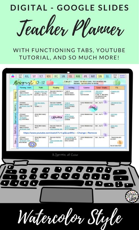 Free Lesson Planner, Teacher Binder Organization, Digital Lesson Plans, Digital Teacher Planner, Teacher Lesson Planner, Teacher Tech, Teacher Planning, Teacher Lessons, Teaching Technology