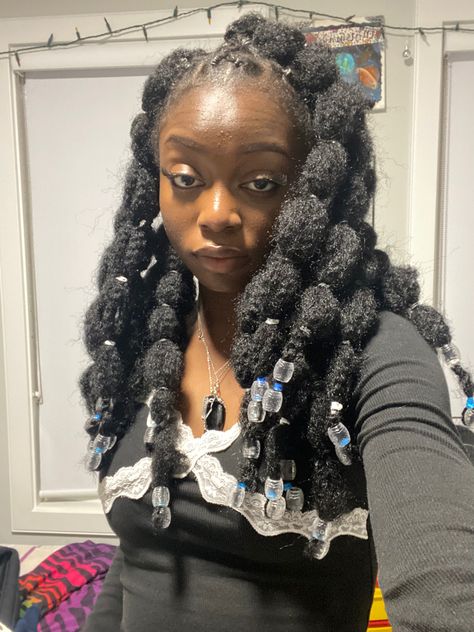 Poodle Braids, Character Clothing, Clothing Ideas, Hairstyle Ideas, Black Women, Braids, Hair Styles, Hair, Clothes