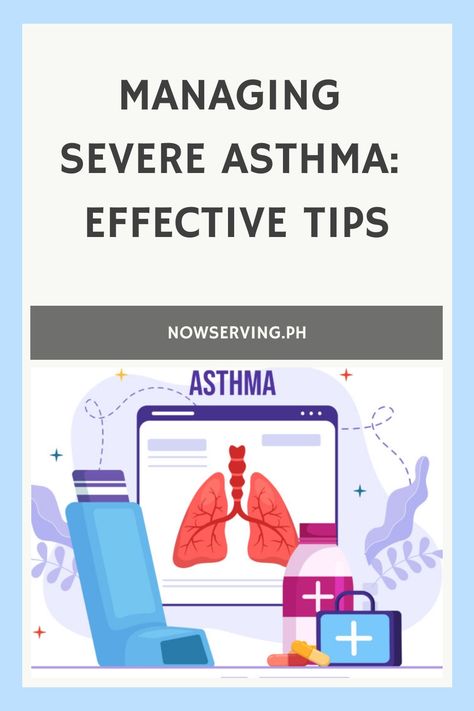 Illustration of asthma management with medical icons, an inhaler, and medication surrounding a computer displaying lungs. Severe Asthma, Health Podcast, Asthma Symptoms, Stomach Issues, Mental Health Awareness Month, Medication Management, Asthma Attacks, Respiratory Health, Homeopathic Remedies