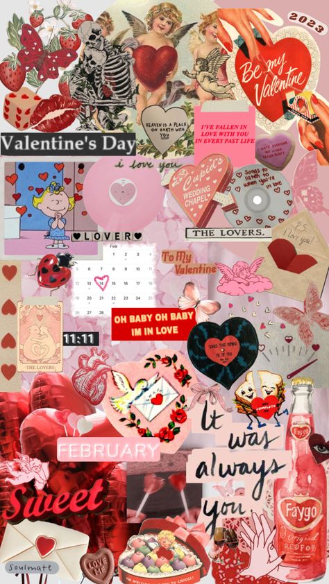 Valentines Day Collage Wallpaper, Valentines Collage, Valentine Collage, Valentine's Day Wallpaper, I Love You Song, Valentines Wallpaper Iphone, When Youre In Love, February Crafts, Valentines Inspiration